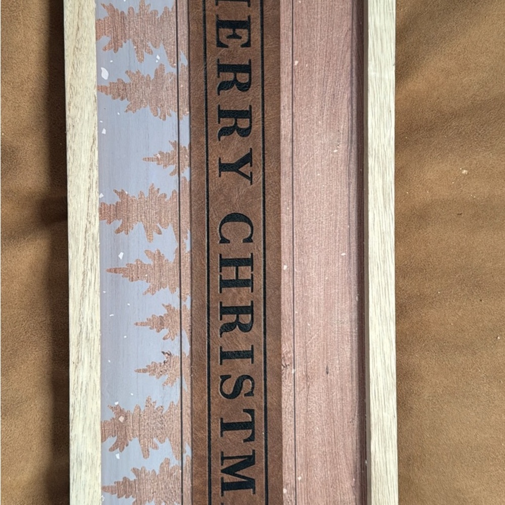 Merry Christmas Wooden Sign